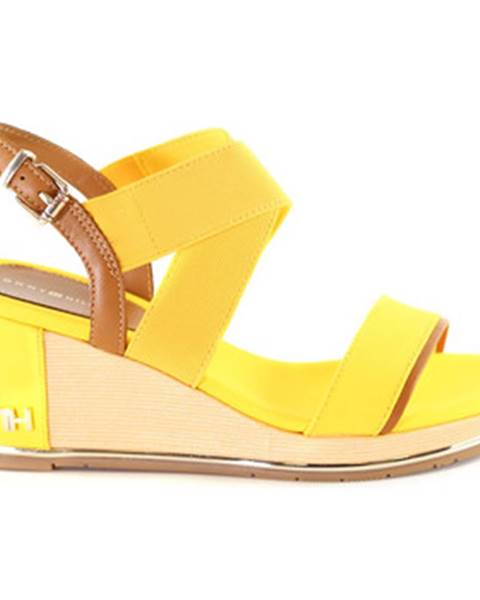 Žlté sandále Tommy Hilfiger