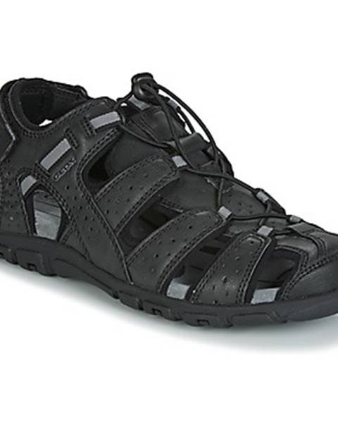 Čierne sandále Geox