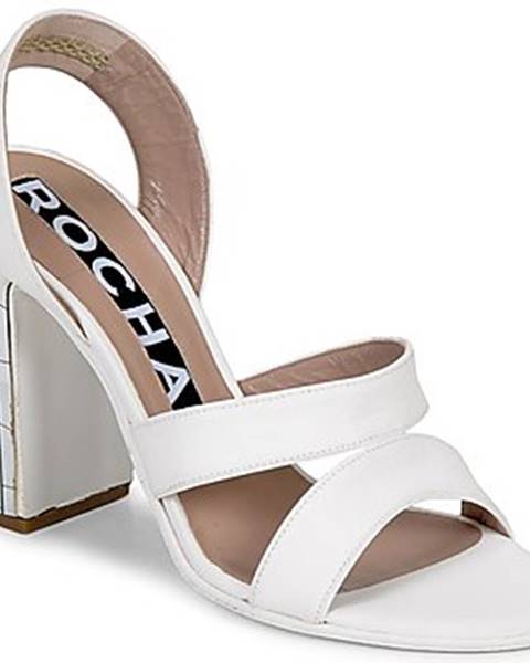 Biele sandále Rochas