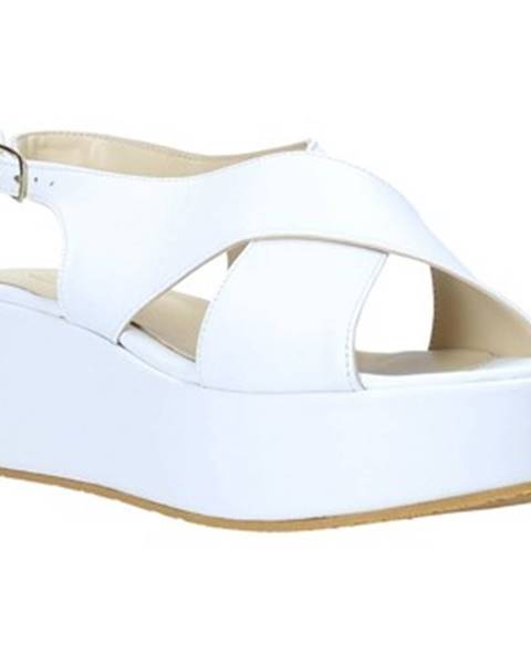 Biele sandále Esther Collezioni