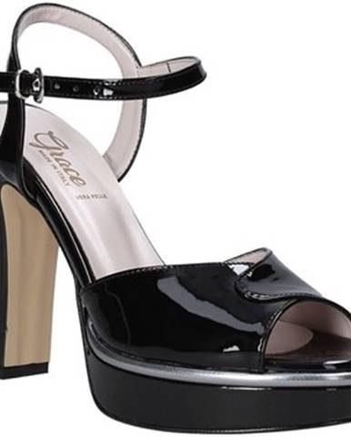 Čierne sandále Grace Shoes