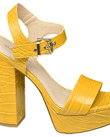 Žlté sandále Star Collection