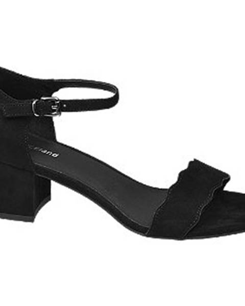 Čierne sandále Graceland
