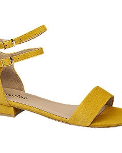 Žlté sandále Wojas