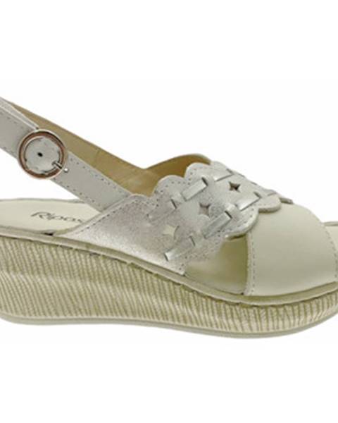 Biele sandále Riposella