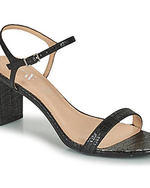 Čierne sandále Vanessa Wu