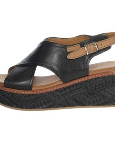 Čierne sandále Carmela