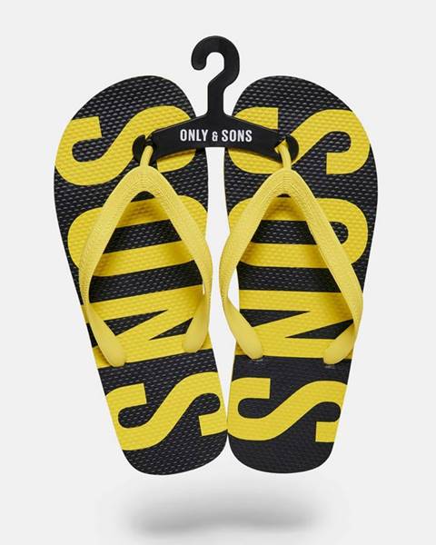 Žlté sandále only & sons