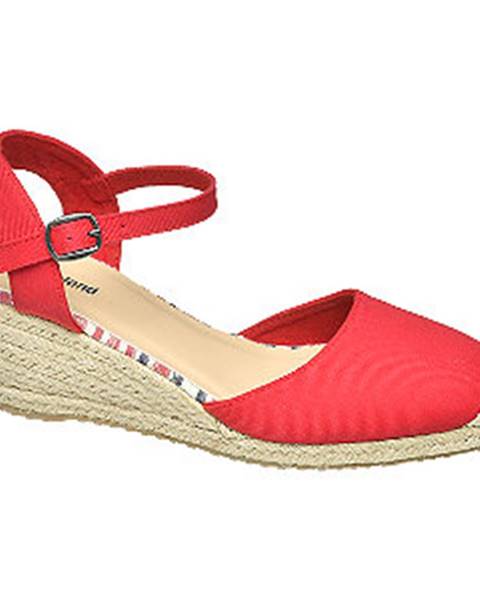 Červené sandále Graceland