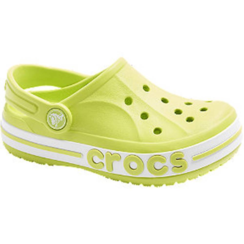 Crocs Svetlozelené plážové sandále Crocs