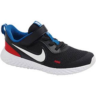 Čierne tenisky na suchý zips Nike Revolution 5
