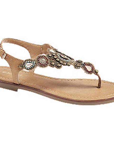 Béžové sandále Graceland