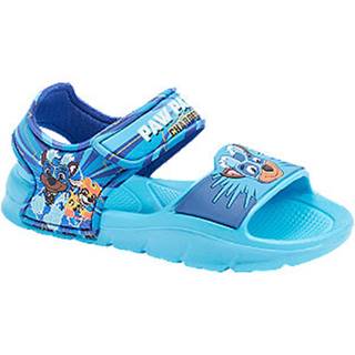 Modré sandále na suchý zips Labková patrola