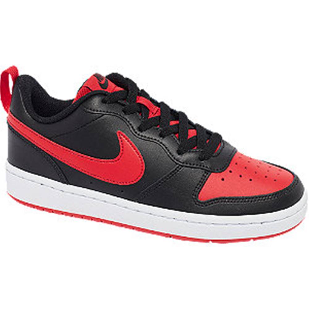 Nike Čierno-červené tenisky Nike Court Borough 2