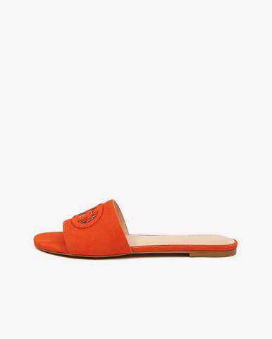 Oranžové papuče Guess