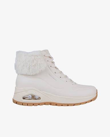 Biela zimná obuv Skechers