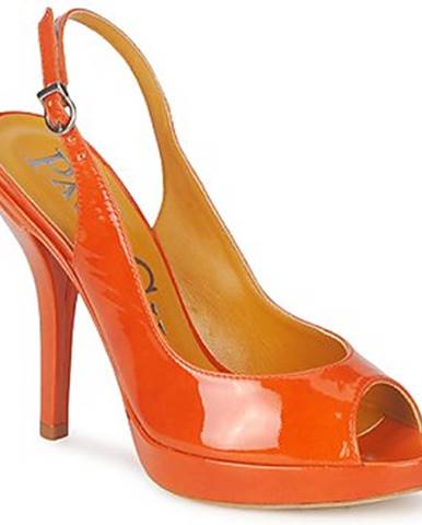 Oranžové sandále Paco Gil
