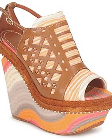 Hnedé sandále Missoni